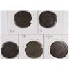 Image 2 : (5) 1822 LARGE CENTS