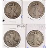 Image 1 : (4) WALKING LIBERTY HALF DOLLARS (16, 16-D, 21-S, 16-D)