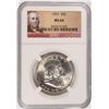 Image 1 : 1957 FRANKLIN HALF DOLLAR NGC MS-64