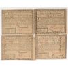 Image 2 : SET OF (8) 1780 RHODE ISLAND COLONIAL NOTES ($, $2, $3, $4, $5, $7, $8, $20)