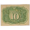 Image 2 : 1863 TEN CENT US FRACTIONAL VF