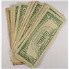 Image 2 : ( 7 ) U.S. $5.00 SILVER CERTS. AND ( 23 ) RED SEAL NOTES, LOWER GRADE CIRCULATED