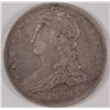 Image 1 : 1838 BUST HALF DOLLAR, REEDED EDGE, XF+ NICE