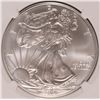 Image 2 : 2012 AMERICAN SILVER EAGLE, NGC MS-70! EARLY RELEASES  EAGLE LABEL