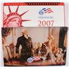 Image 2 : 2007 UNITED STATES SILVER PROOF SET IN NICE ORIGINAL PACKAGING