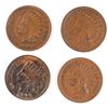 Image 1 : (4) INDIAN HEAD CENTS (02, 03, 06, 07)