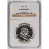 Image 1 : 1957 FRANKLIN HALF DOLLAR, NGC PROOF-66 CAMEO!  BEAUTIFUL!