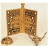 Image 1 : Texas Capitol Hinge & Longhorn Paperweight
