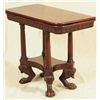 Image 1 : Antique Claw Footed  Game Table