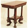 Image 7 : Antique Claw Footed  Game Table