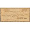 Image 2 : 1838 Republic of Texas Check for a mule in Houston