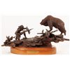 Image 1 : C.B. "Buck" Mahaney Bronze "Disputed Real Estate"
