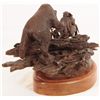 Image 3 : C.B. "Buck" Mahaney Bronze "Disputed Real Estate"