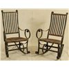 Image 1 : Pair of Outdoor Metal Rocking Chairs