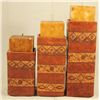 Image 1 : Set of 3 Very Large Santa Fe Candle Holders