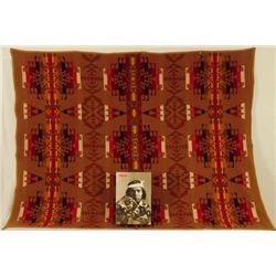 Old Pendleton Blanket & Book