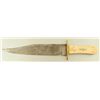 Image 1 : Antique Fred Barnes Clip Point Bowie Knife