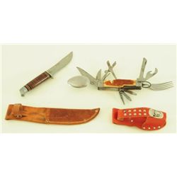 2 Knives With Sheaths