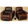 Image 7 : 2 Leather Theater Chairs