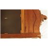 Image 10 : Beveled Glass Oak Framed Mirror