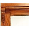 Image 3 : Beveled Glass Oak Framed Mirror
