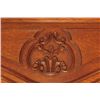 Image 7 : Beveled Glass Oak Framed Mirror