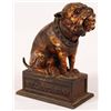Image 1 : Bull Dog Cast Iron Mechanical Bank J&E Stevens