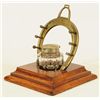 Image 2 : Glass Ink Well With Horseshoe Holder