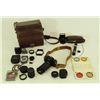 Image 1 : Canon A-1 Camera, Lens, and Filters