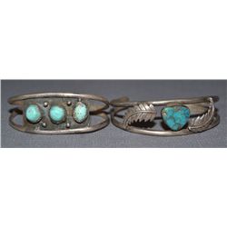 TWO NAVAJO BRACELETS