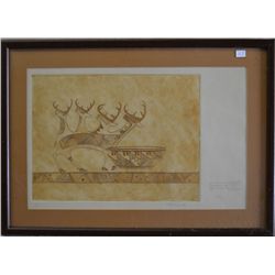 SANTO DOMINGO WOOD BLOCK PRINT