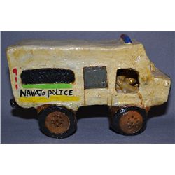 NAVAJO POTTERY POLICE VAN