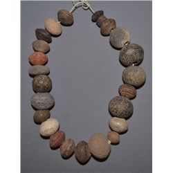 PRECOLUMBIAN POTTERY BEADS