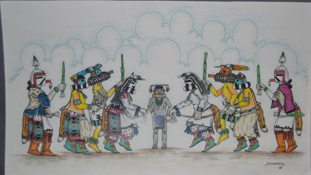 Hopi Rabbit Drawing HOPI DRAWING