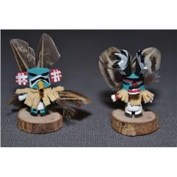 TWO MINI NAVAJO KACHINAS