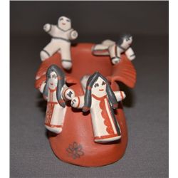 COCHITI POTTERY MOCCASIN