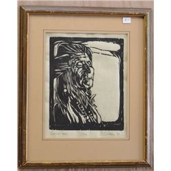 LINOLEUM STYLE PRINT