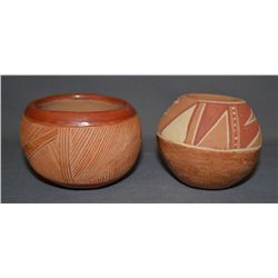 TWO SAN JUAN POTTERY BOWLS
