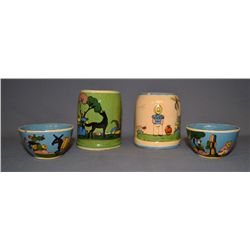 FOUR PIECES OF MEXICAN POTTERY