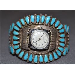 NAVAJO SILVER WATCH BAND