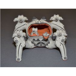 COCHITI POTTERY FROG