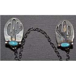 NAVAJO SILVER SWEATER HOLDER