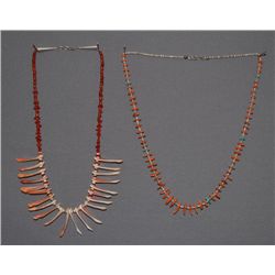 TWO SANTO DOMINGO NECKLACES