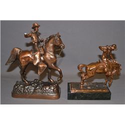 TWO WESTERN SCULPTURES