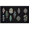 Image 1 : TEN NAVAJO SILVER RINGS