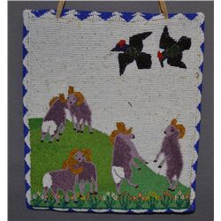 PLATEAU PICTORIAL BEADED BAG