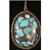 Image 1 : Turquoise and Sterling pendant