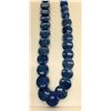 Image 2 : Denim Lapis Disk Necklace
