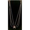 Image 1 : Liquid Silver and Onyx Necklace