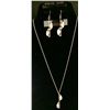 Image 1 : Sterling Silver and Mother of Pearl Set